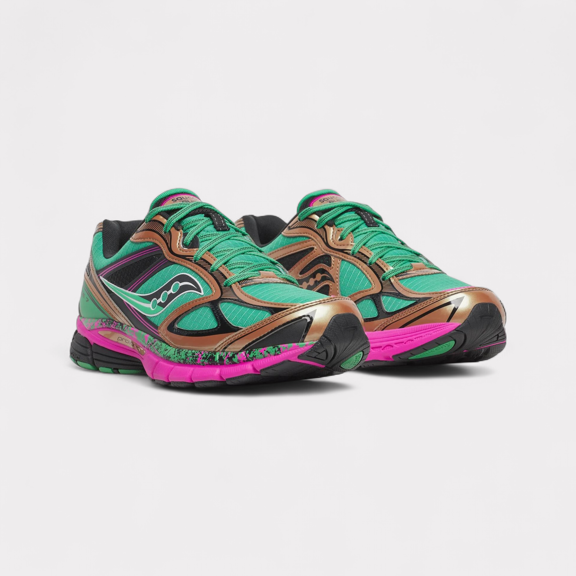 Saucony Progrid Guide 7 Hi Octane - Groen Brons