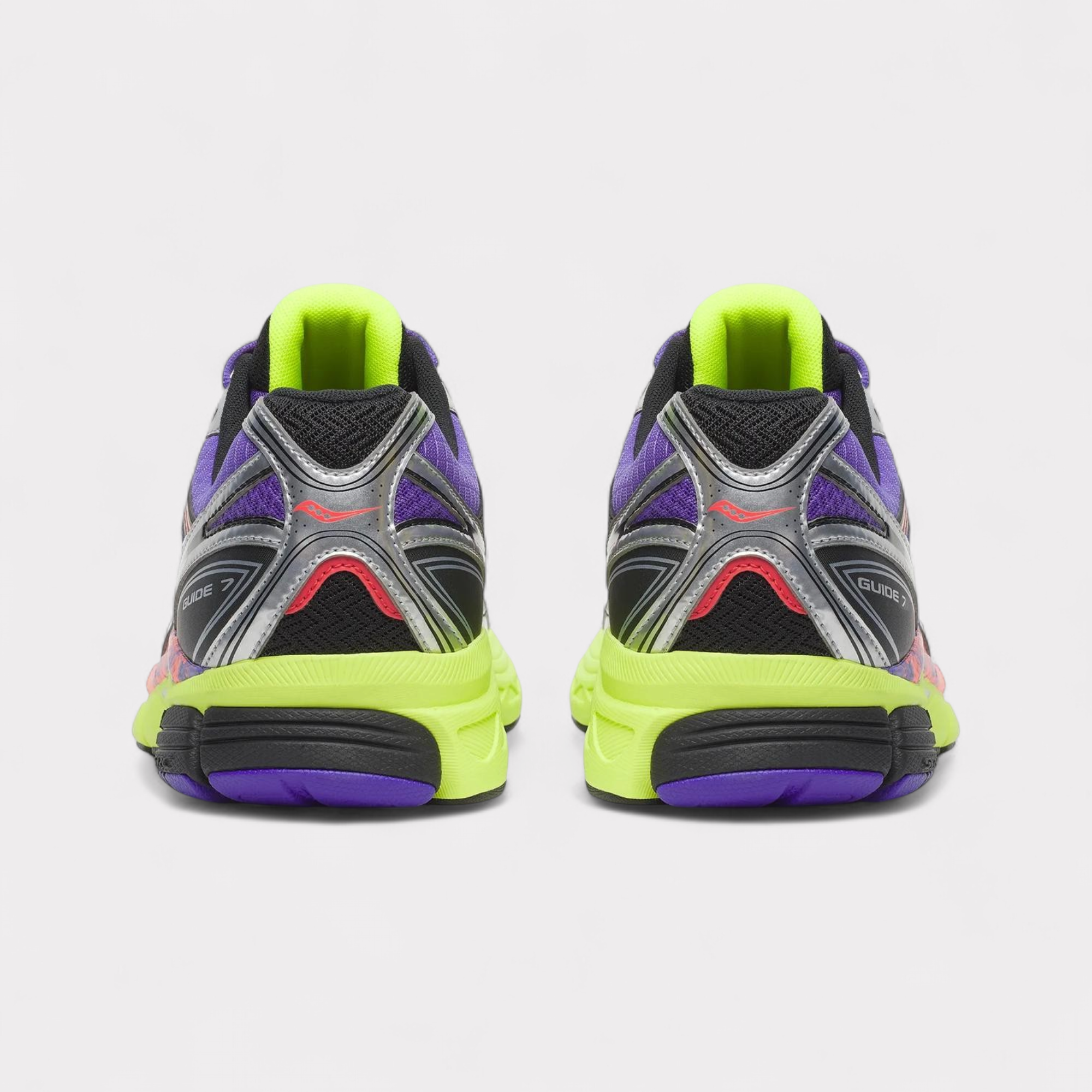 Saucony Progrid Guide 7 Hi Octane - Paars Citroengeel