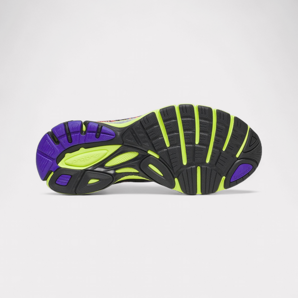 Saucony Progrid Guide 7 Hi Octane - Paars Citroengeel