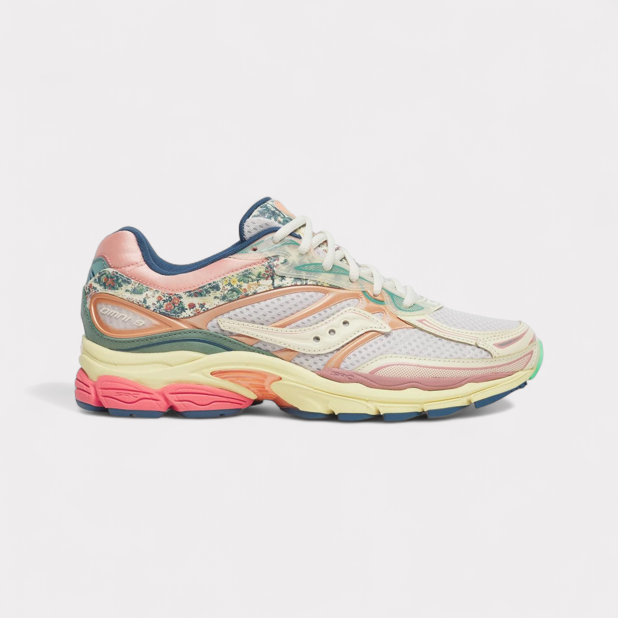 Saucony Progrid Omni 9 Kissaten - Beige Blauw