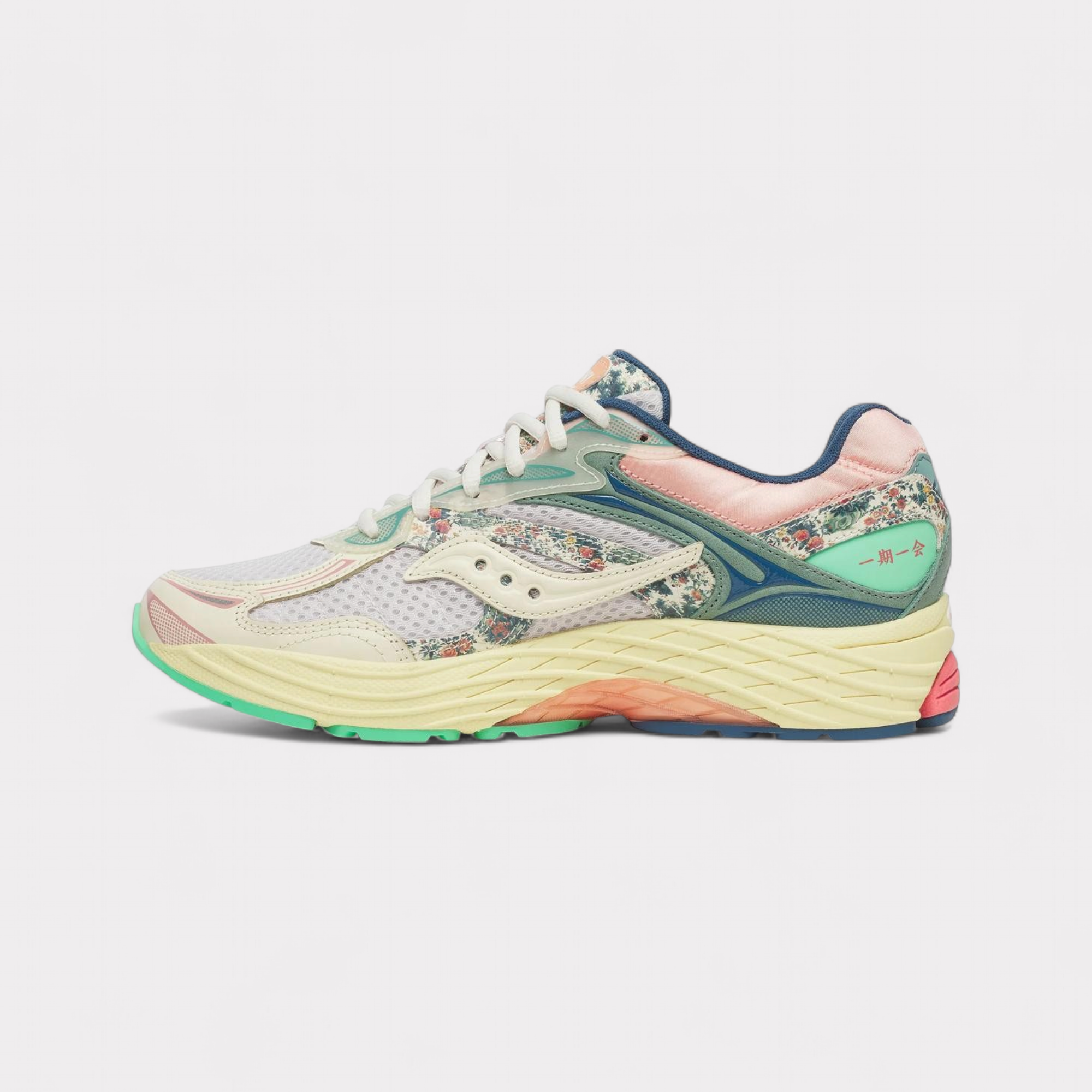 Saucony Progrid Omni 9 Kissaten - Beige Blauw