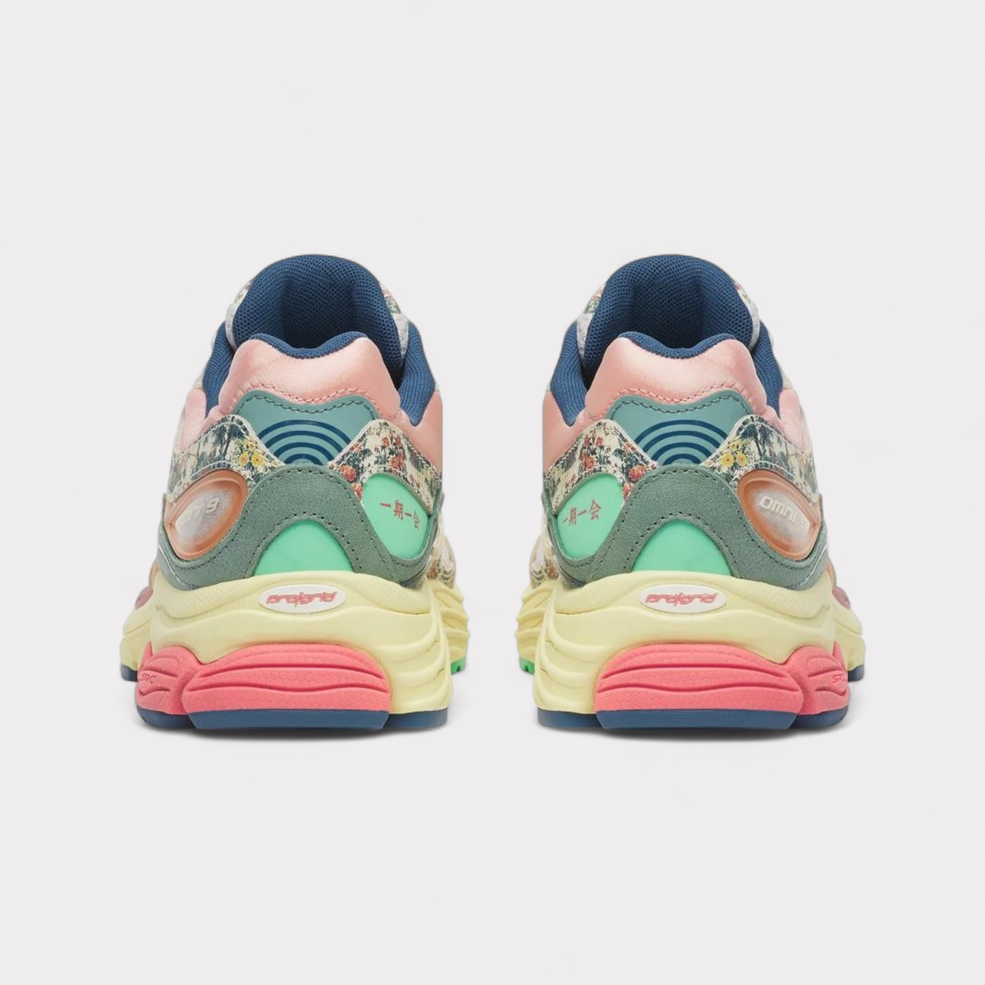Saucony Progrid Omni 9 Kissaten - Beige Blauw