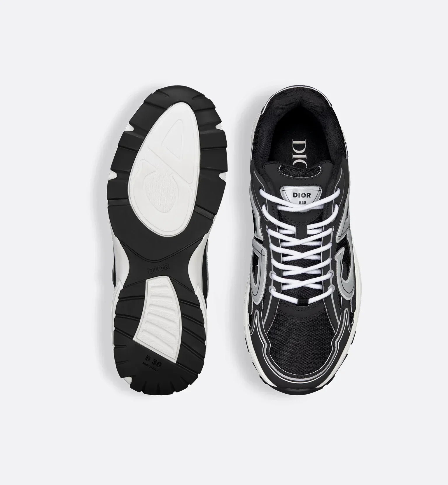 Sneaker B30 Zwart En Wit