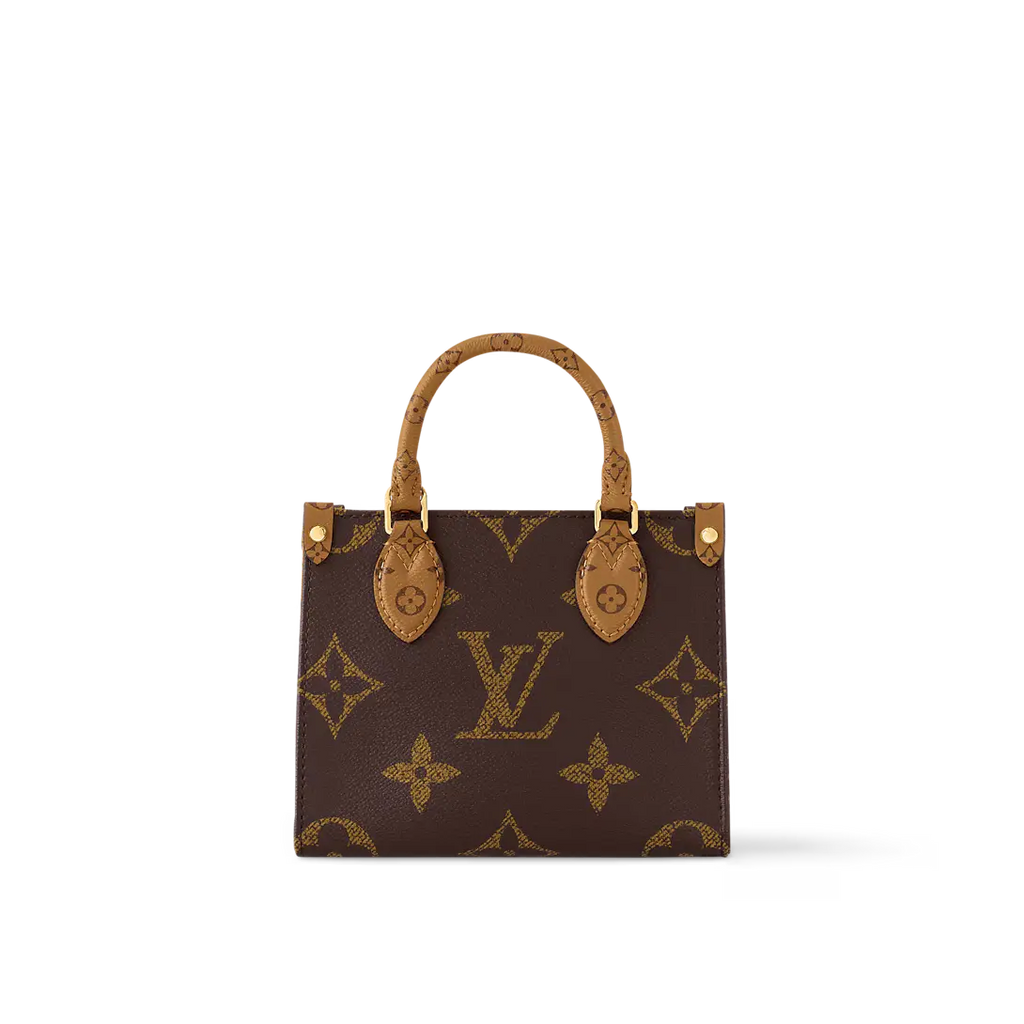 LV - Petit Cabas OnTheGo BB Maron dubbel