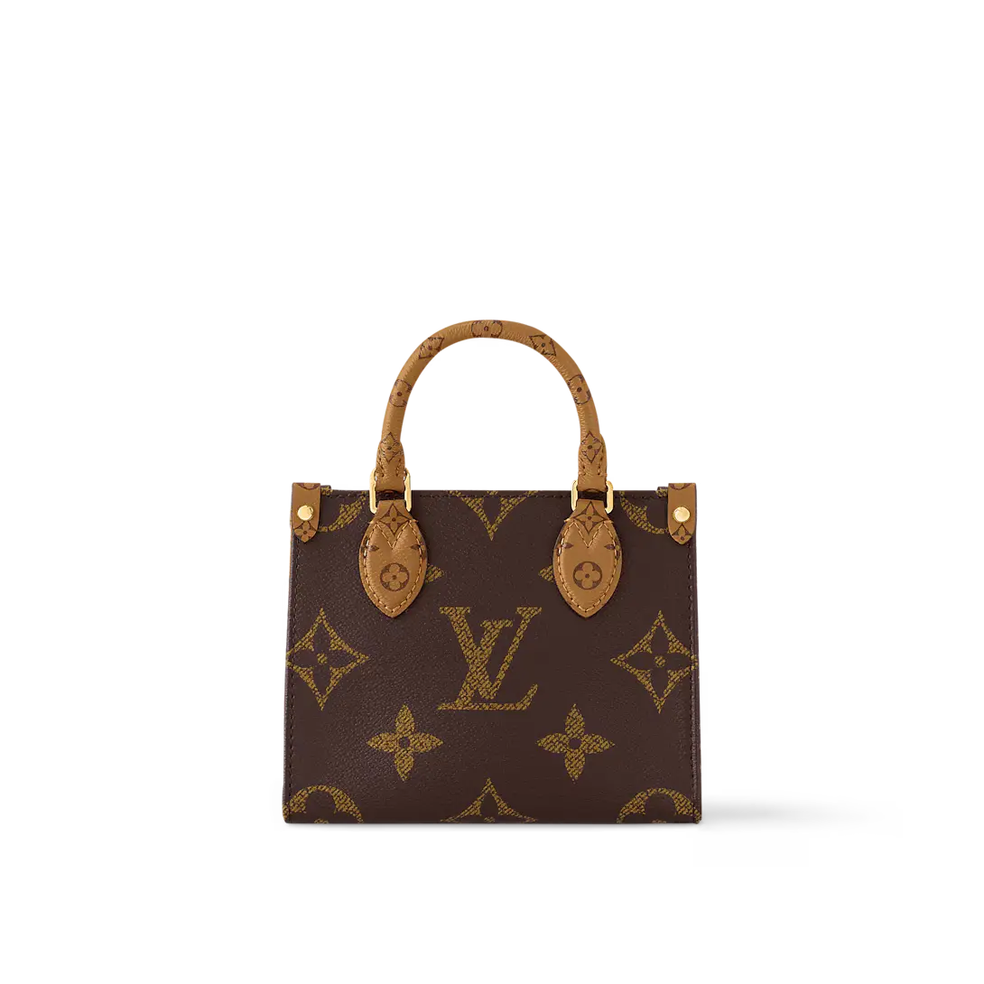 LV - Petit Cabas OnTheGo BB Maron dubbel