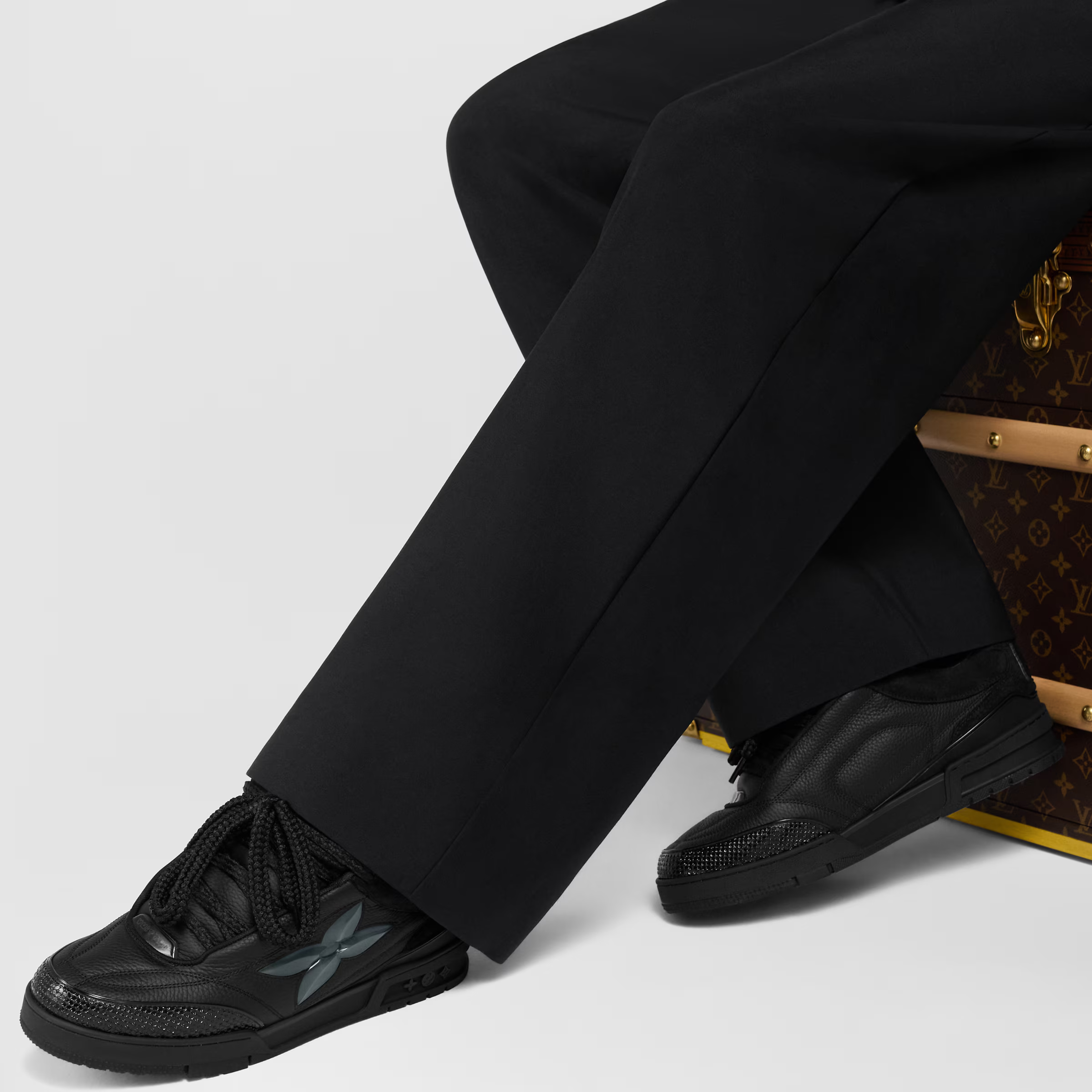 LV Skate Logo incrusté Zwart