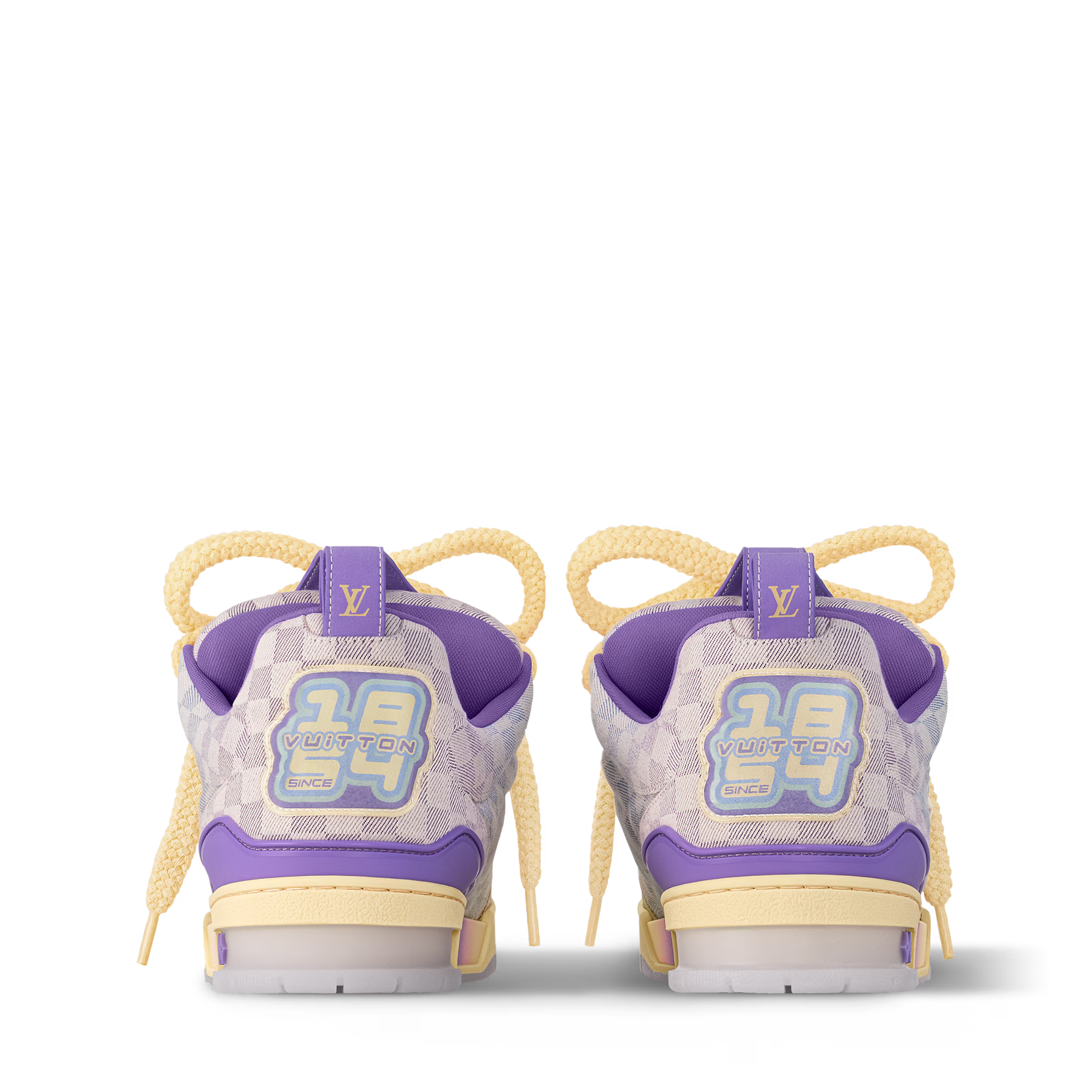 LV Skate Logo Incrusté Paars En Multicolor