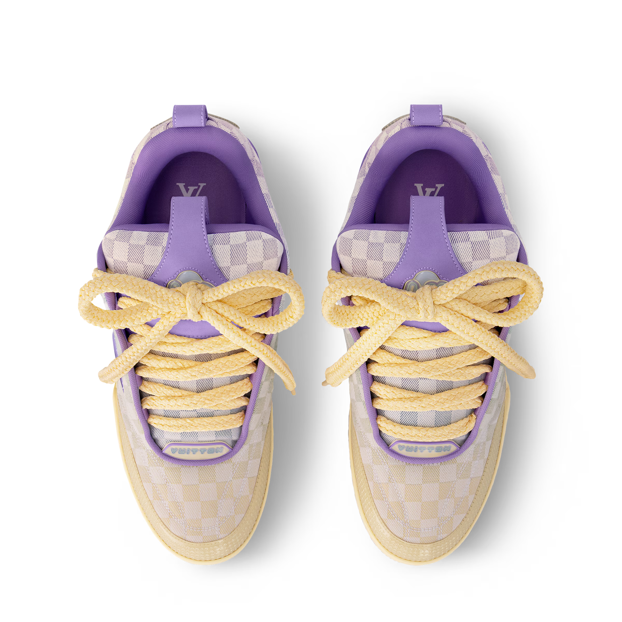 LV Skate Logo Incrusté Paars En Multicolor