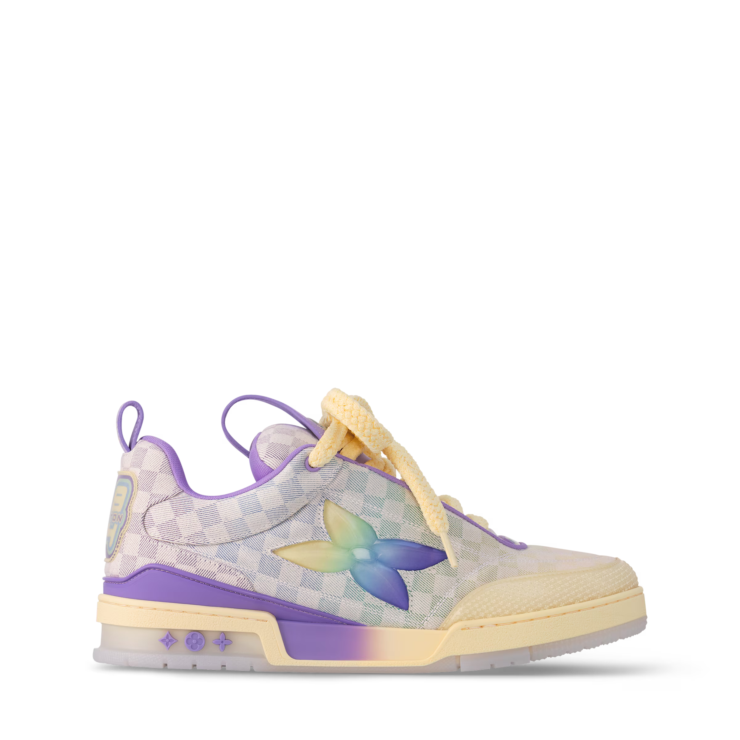 LV Skate Logo Incrusté Paars En Multicolor