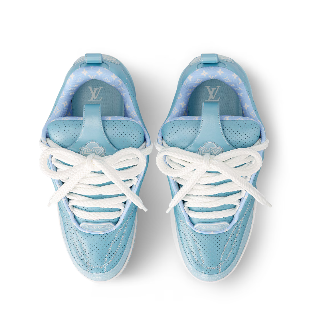 LV Skate Logo incrusté Blauw