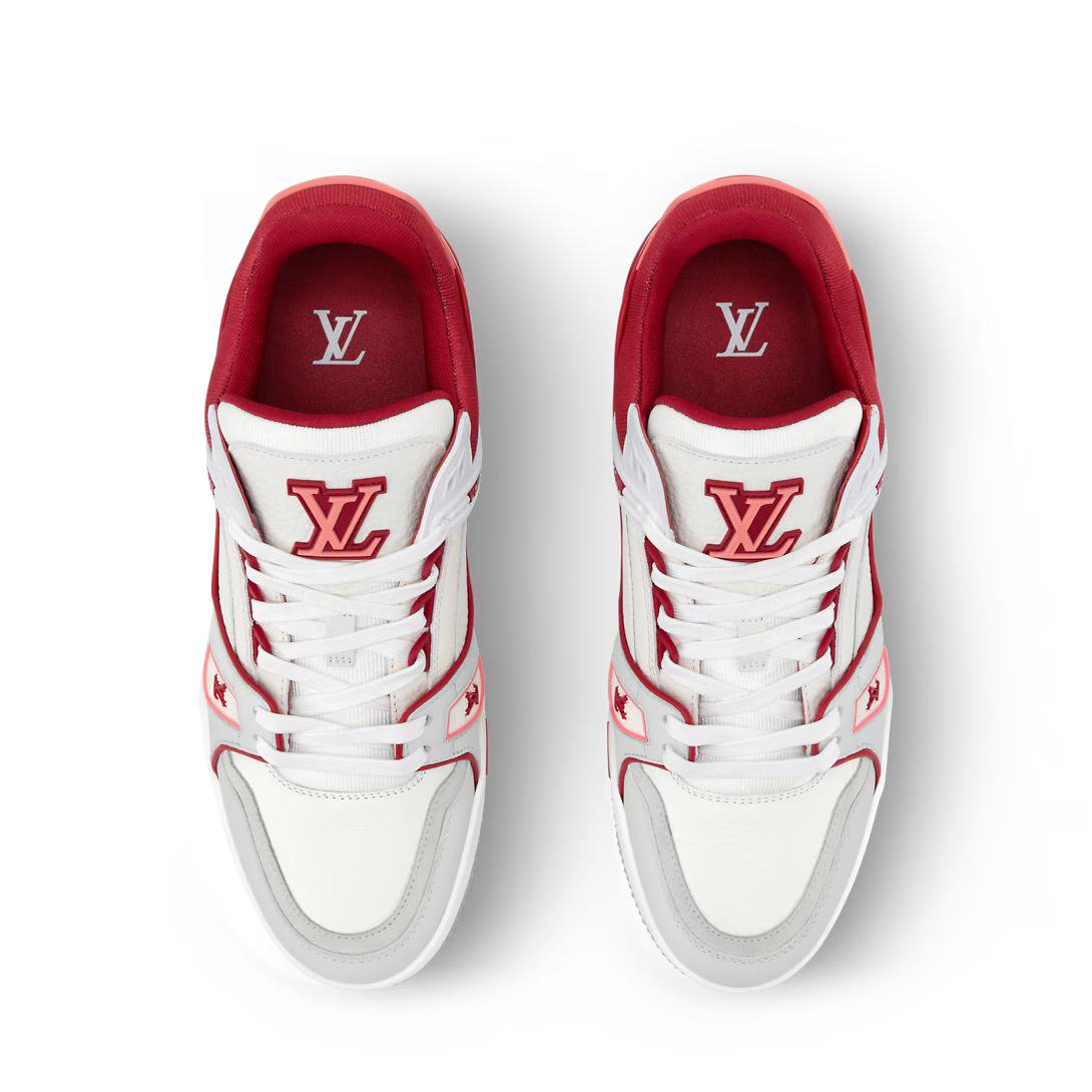 LV Sneaker Rood En Grijs