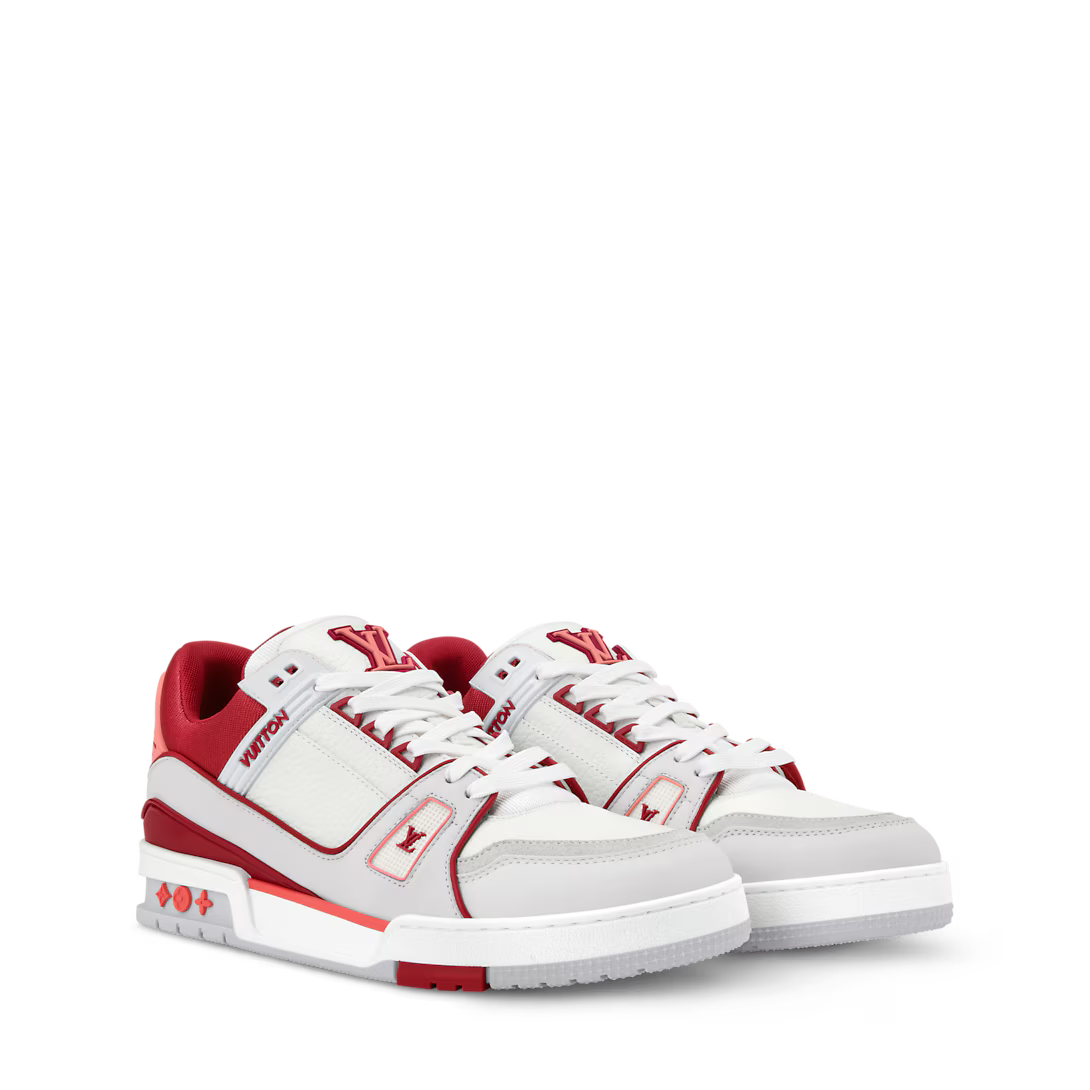 LV Sneaker Rood En Grijs