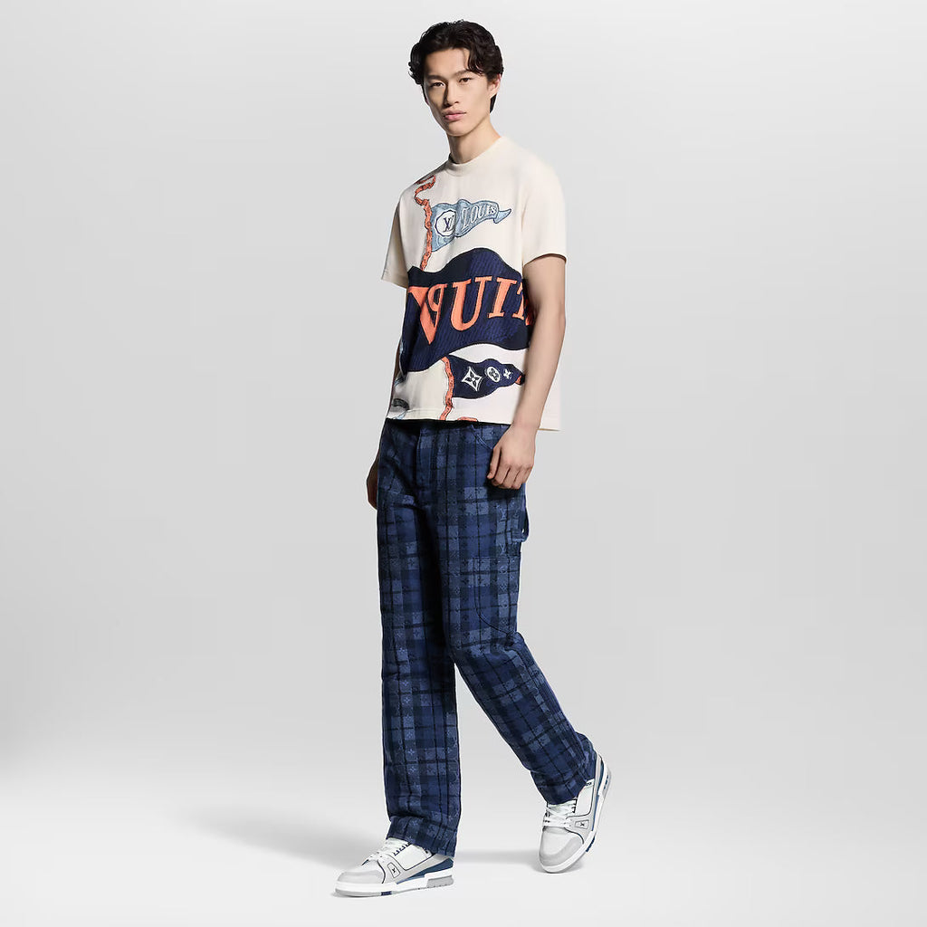 LV Sneaker Blauw En Grijs