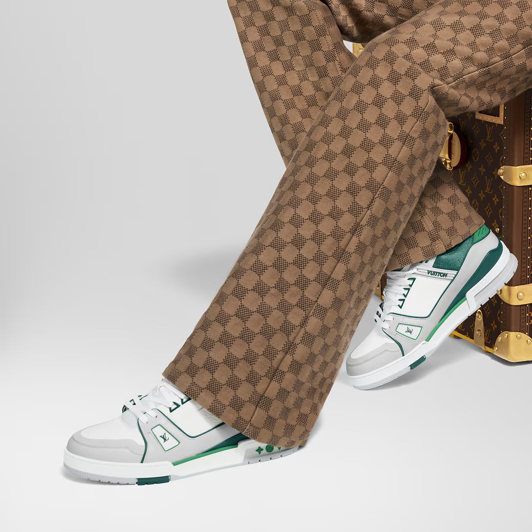 LV Sneaker Grijs En Groen