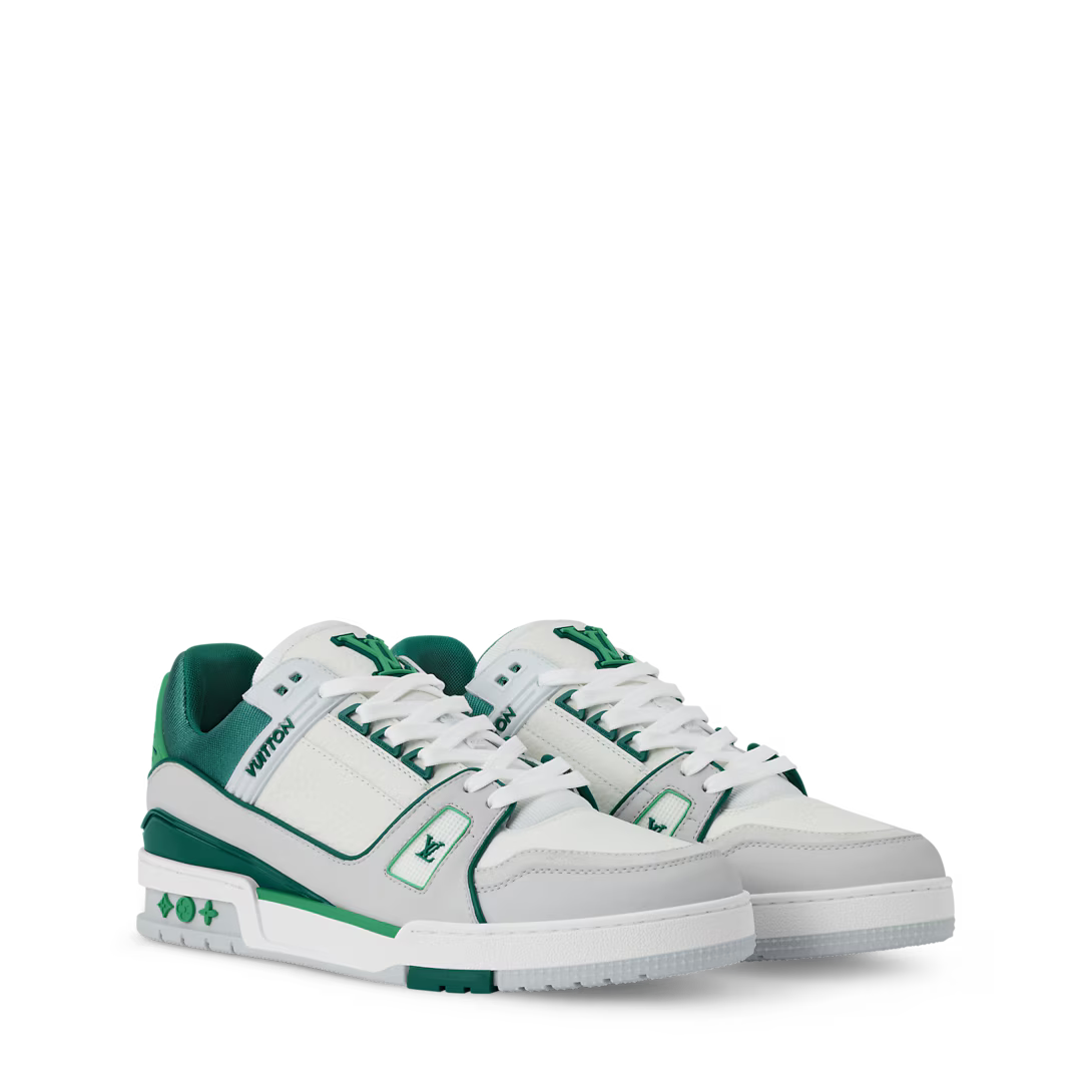 LV Sneaker Grijs En Groen