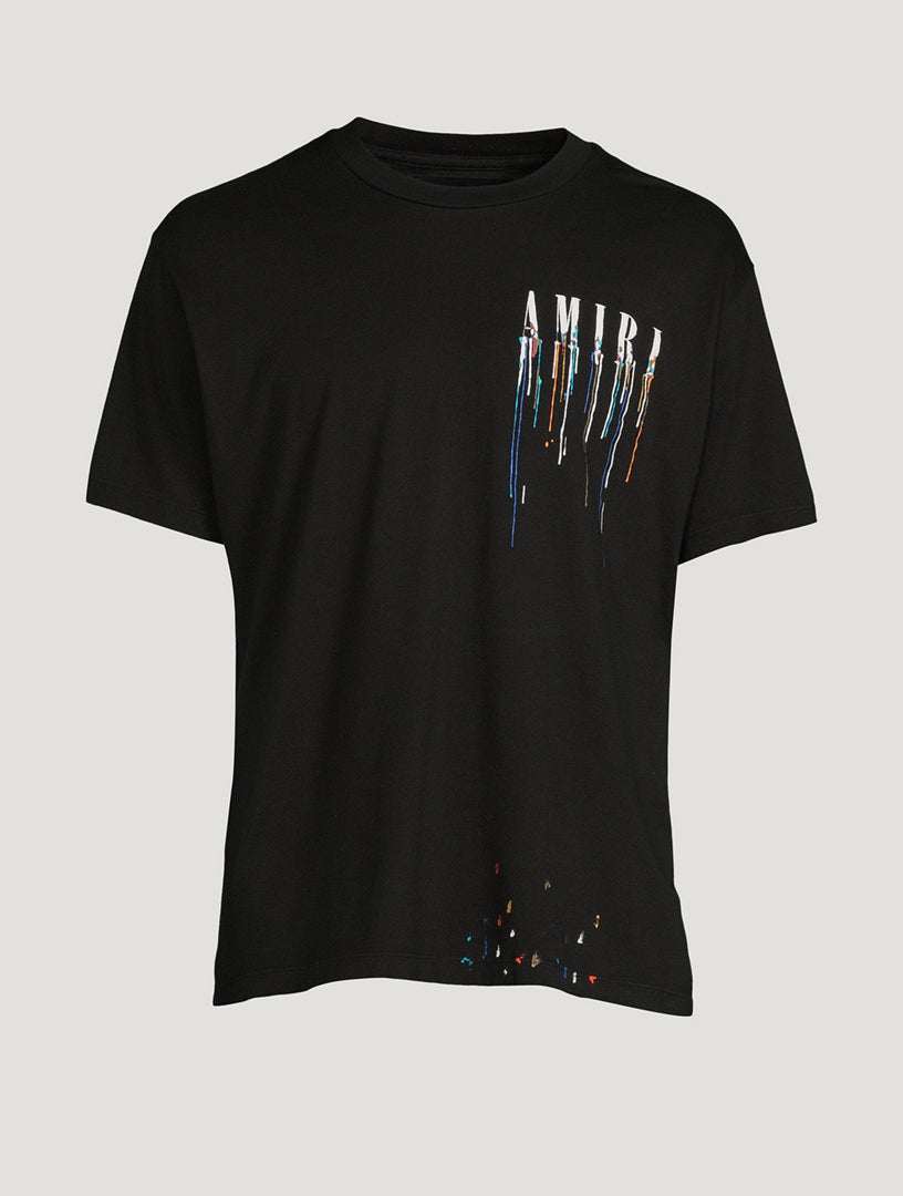 T-Shirt Amiri Zwart En Multicolor