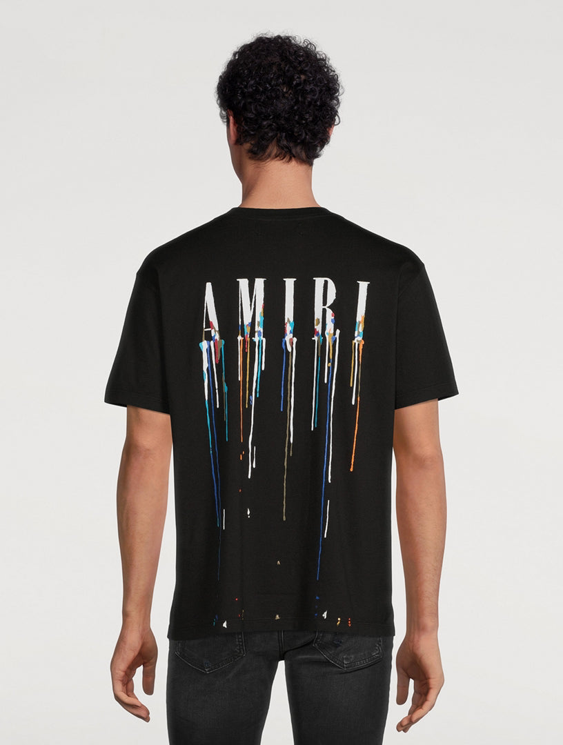 T-Shirt Amiri Zwart En Multicolor