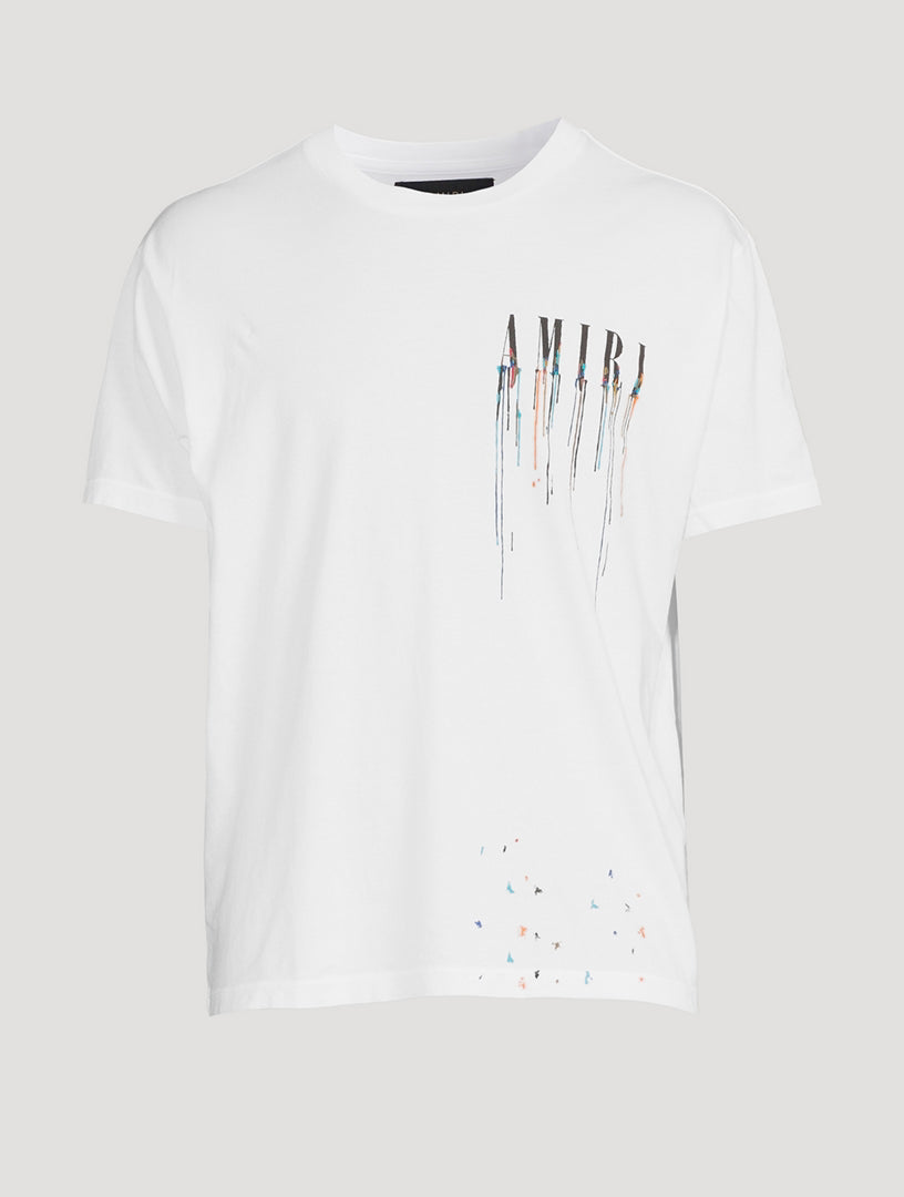 T-Shirt Amiri Wit En Multicolor