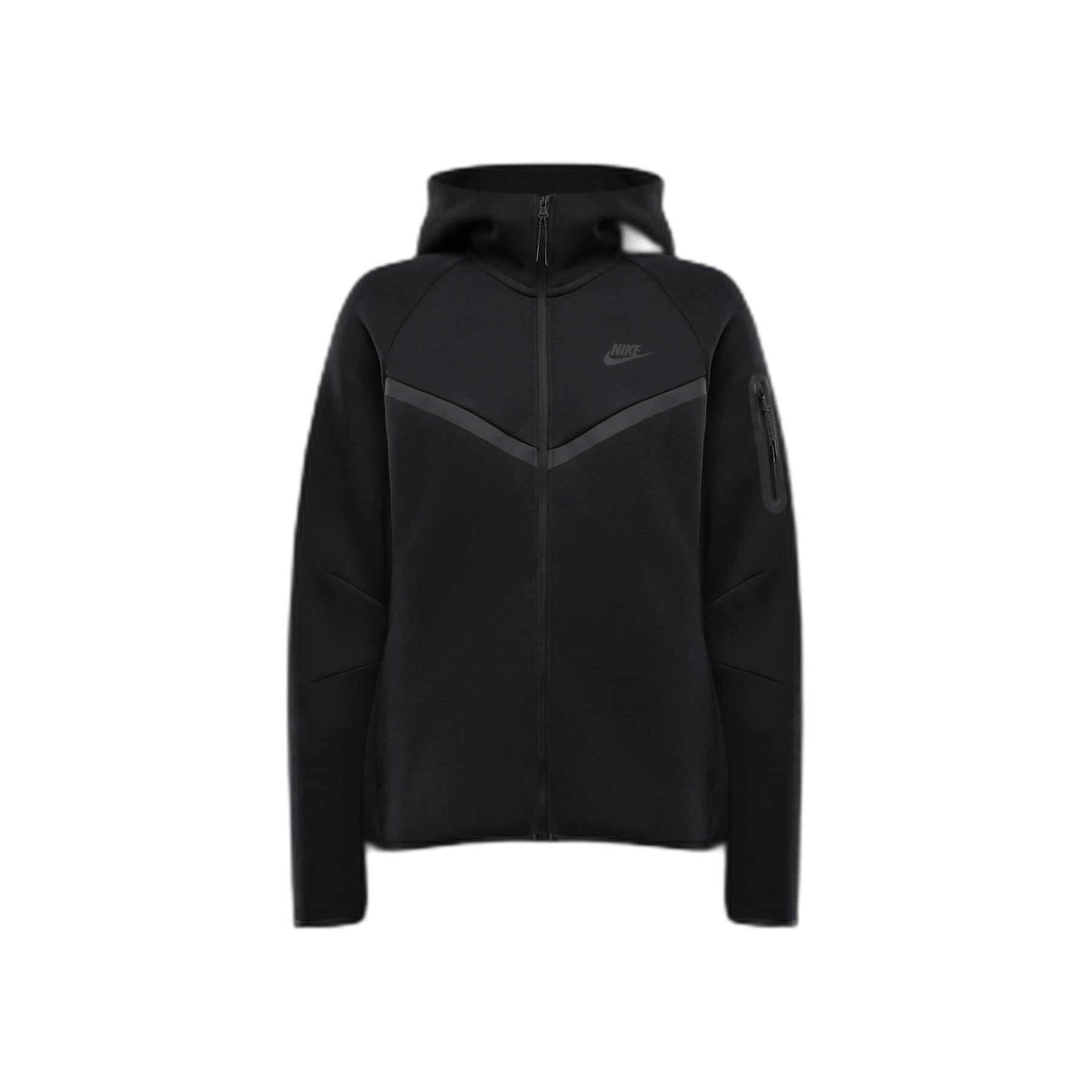 Nike Tech Fleece Rits Zwart