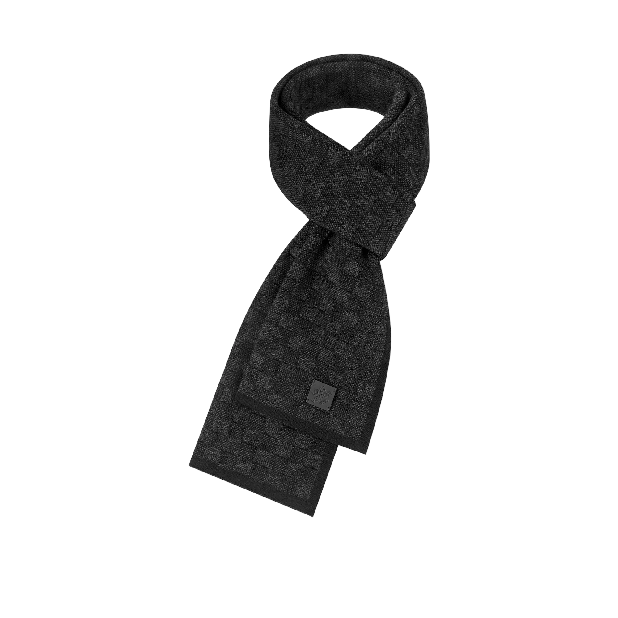 Muts en Sjaal Neo Petit Damier Zwart