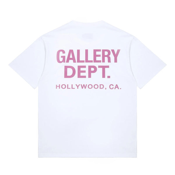 T-Shirt Gallery Dept. Wit En Roze