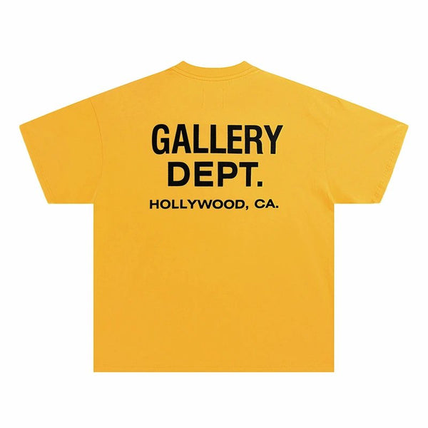 T-Shirt Gallery Dept. Geel En Zwart