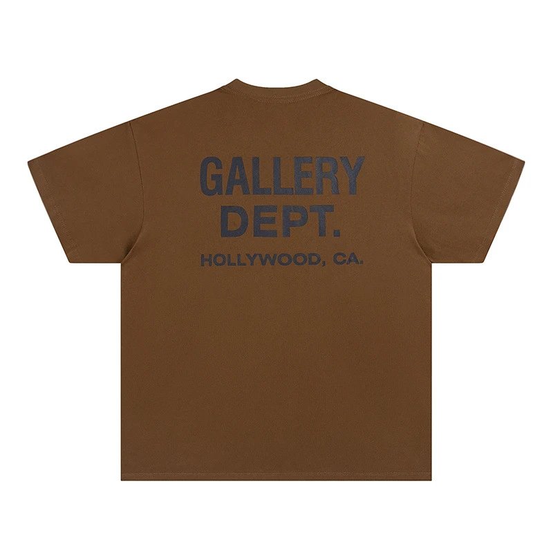 T-Shirt Gallery Dept. Bruin Donker En Zwart