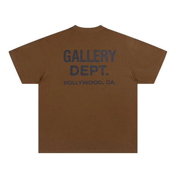 T-Shirt Gallery Dept. Bruin Donker En Zwart