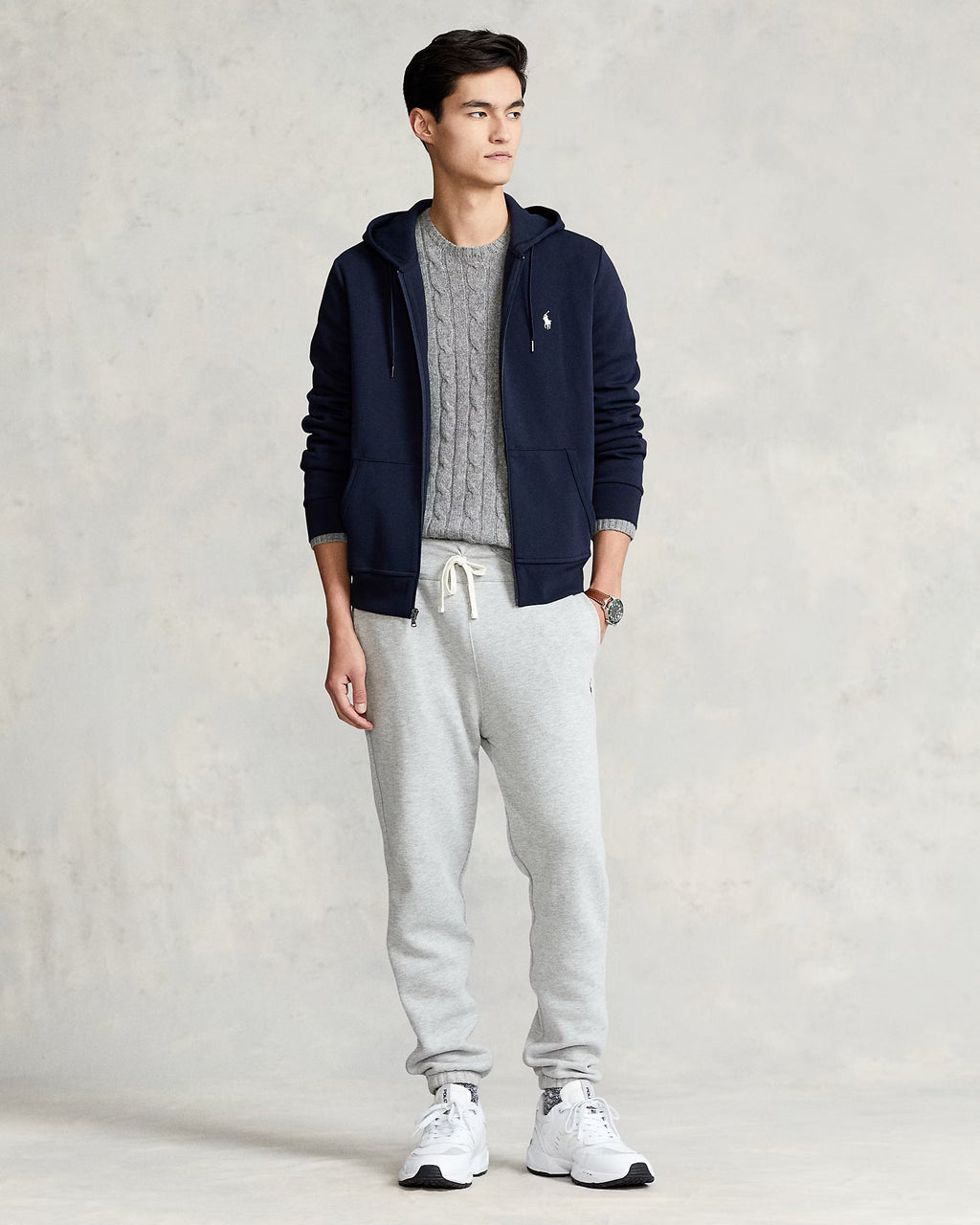 Zip Ralph Lauren Blauw Marin