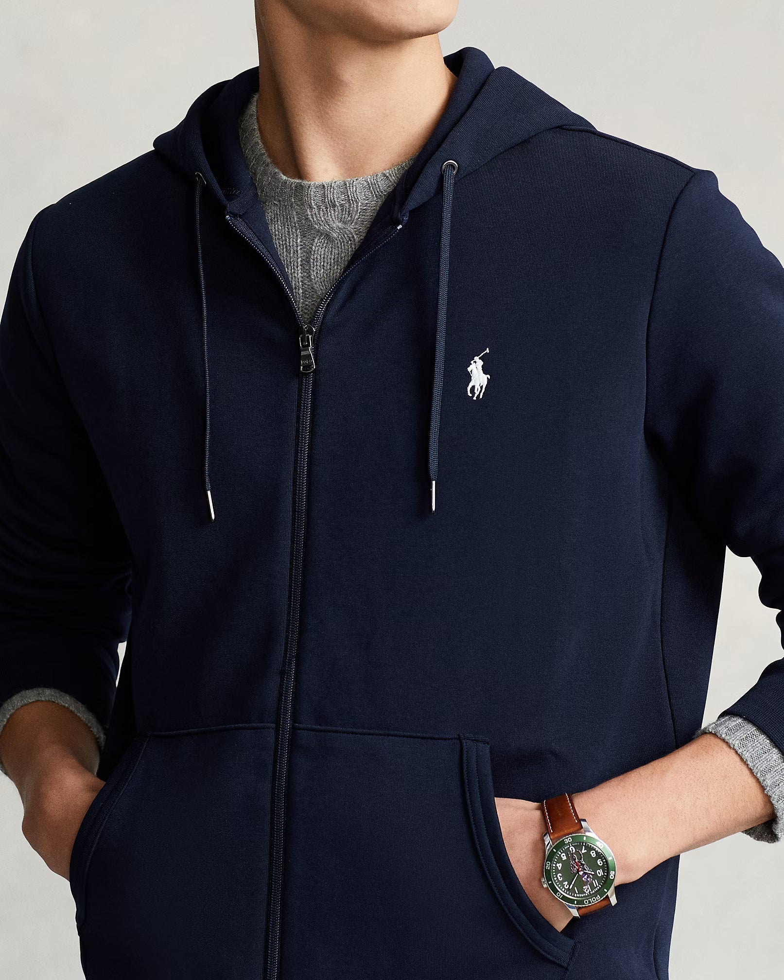 Zip Ralph Lauren Blauw Marin