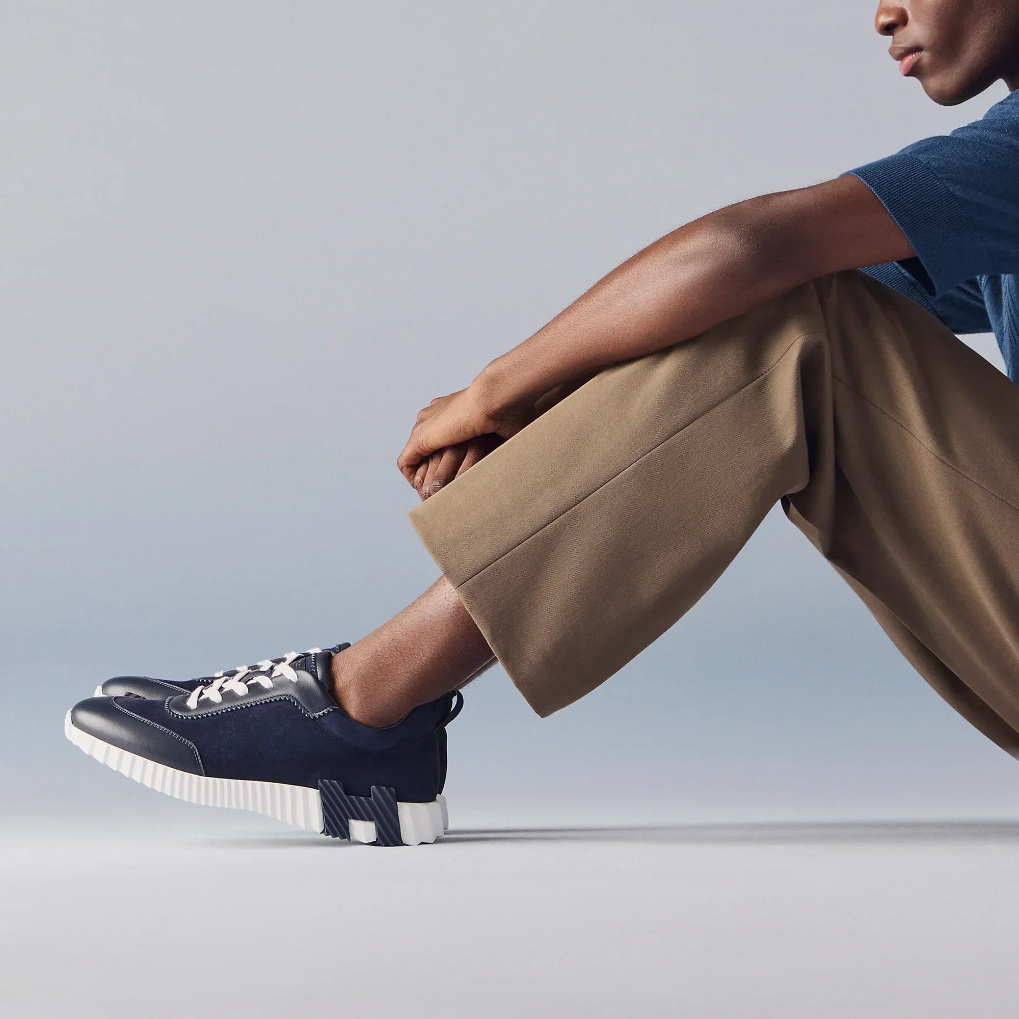 Hermès Bouncing Marineblauw