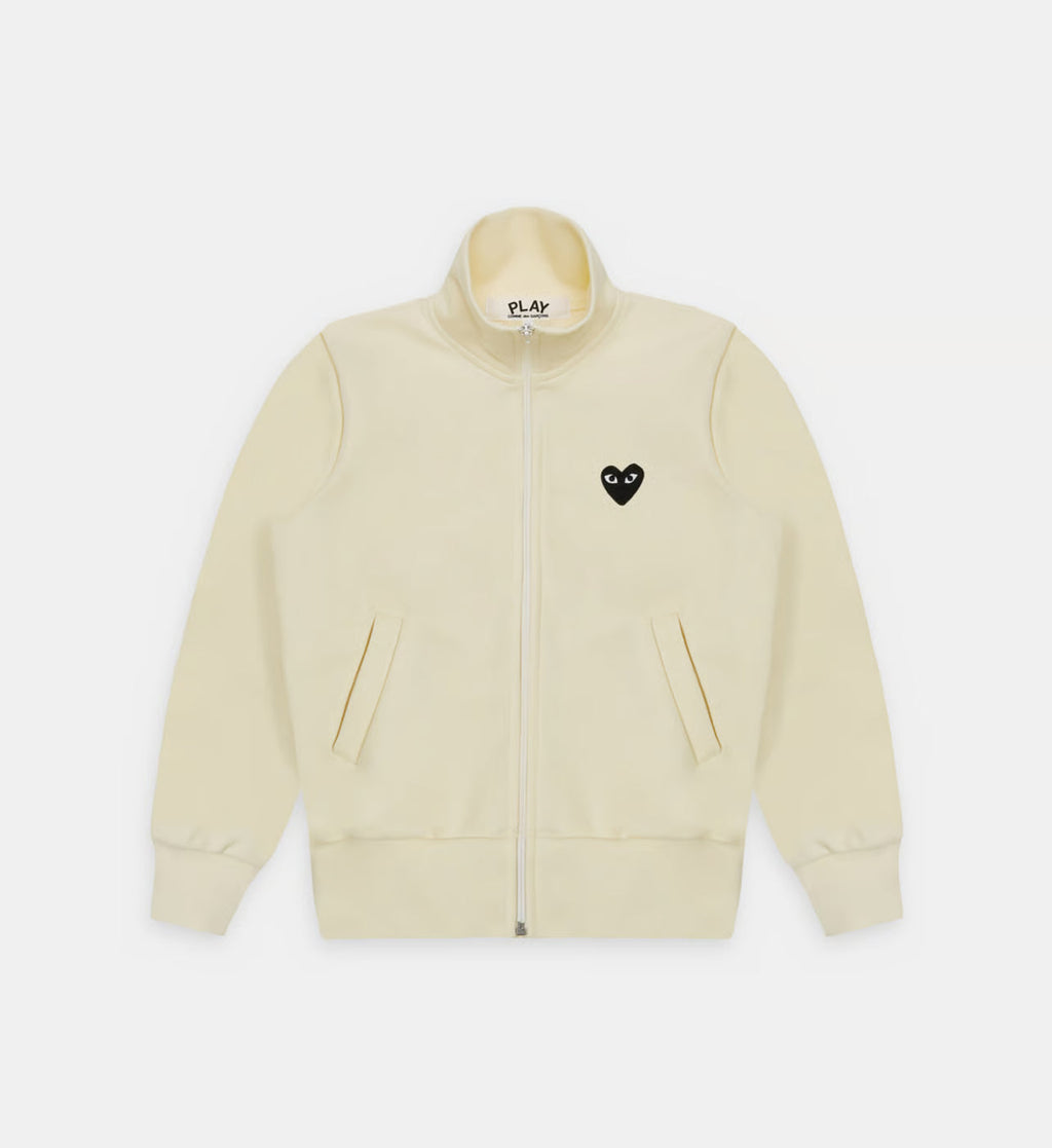 Sweater rits CDG Zonder Capuchon Beige