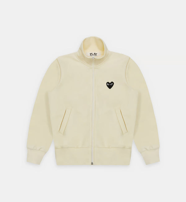 Sweater rits CDG Zonder Capuchon Beige
