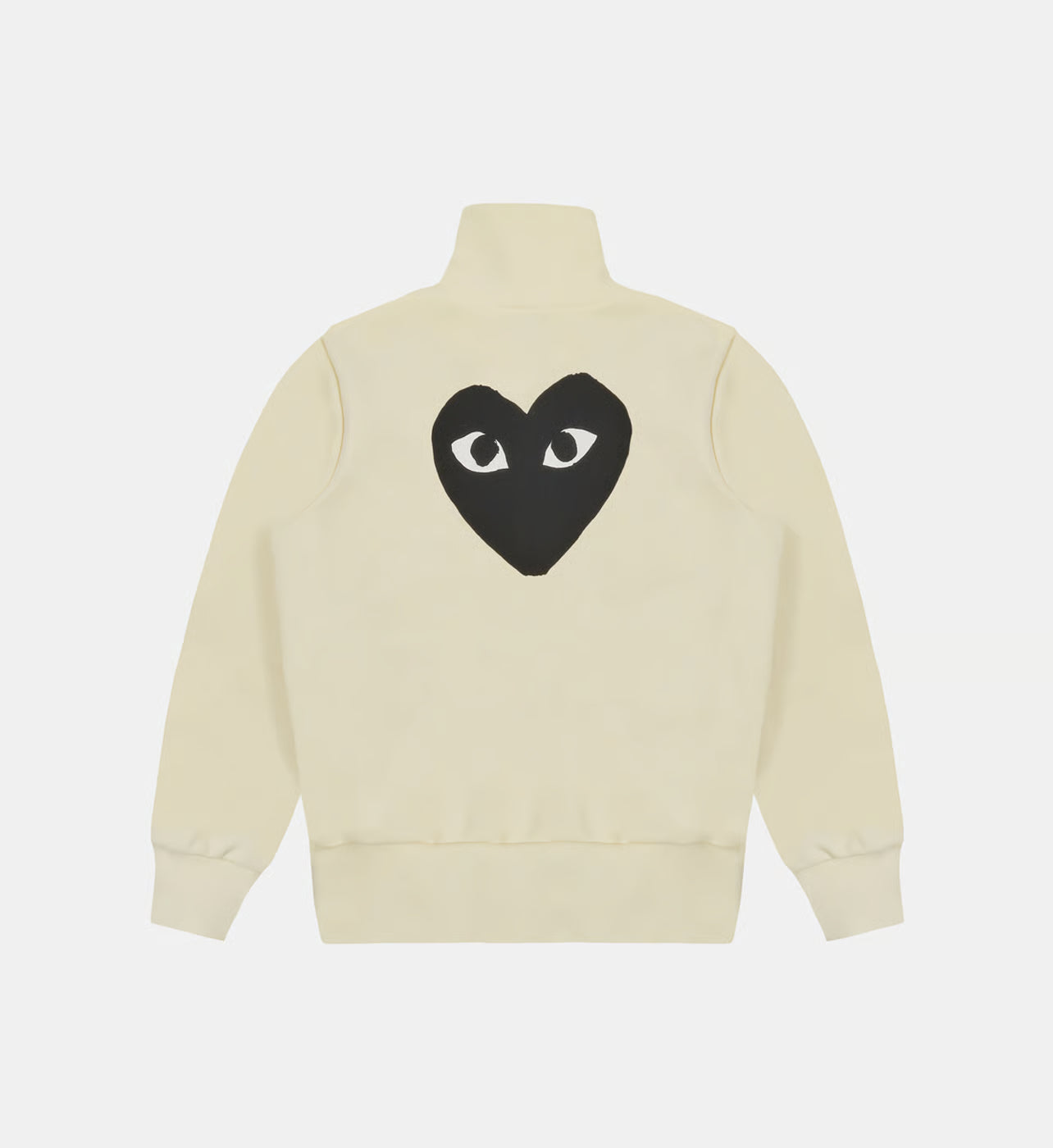 Sweater rits CDG Zonder Capuchon Beige