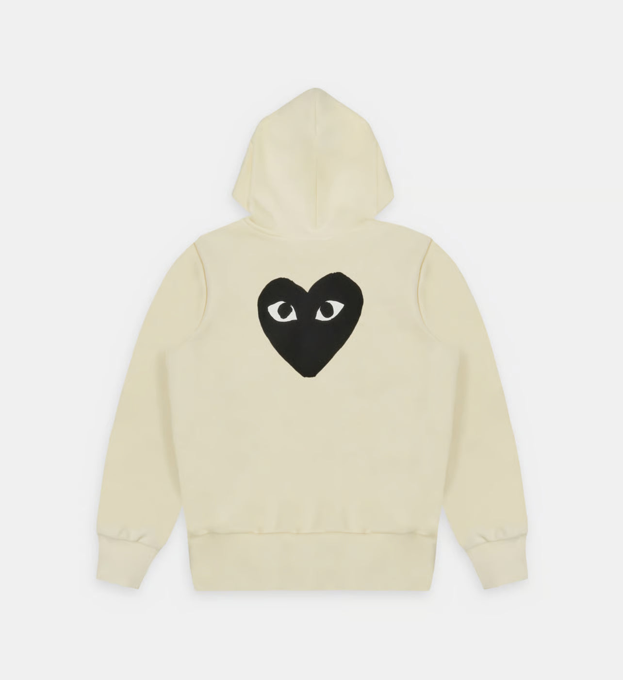 Sweater rits CDG Met Capuchon Beige