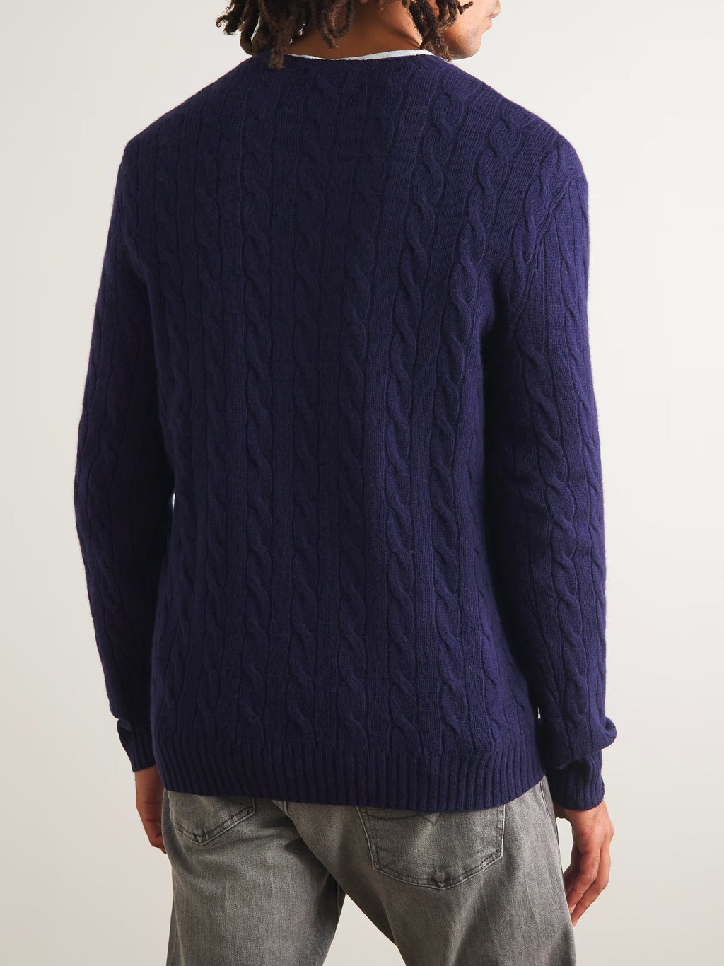Trui Ralph Lauren In Wol Marineblauw