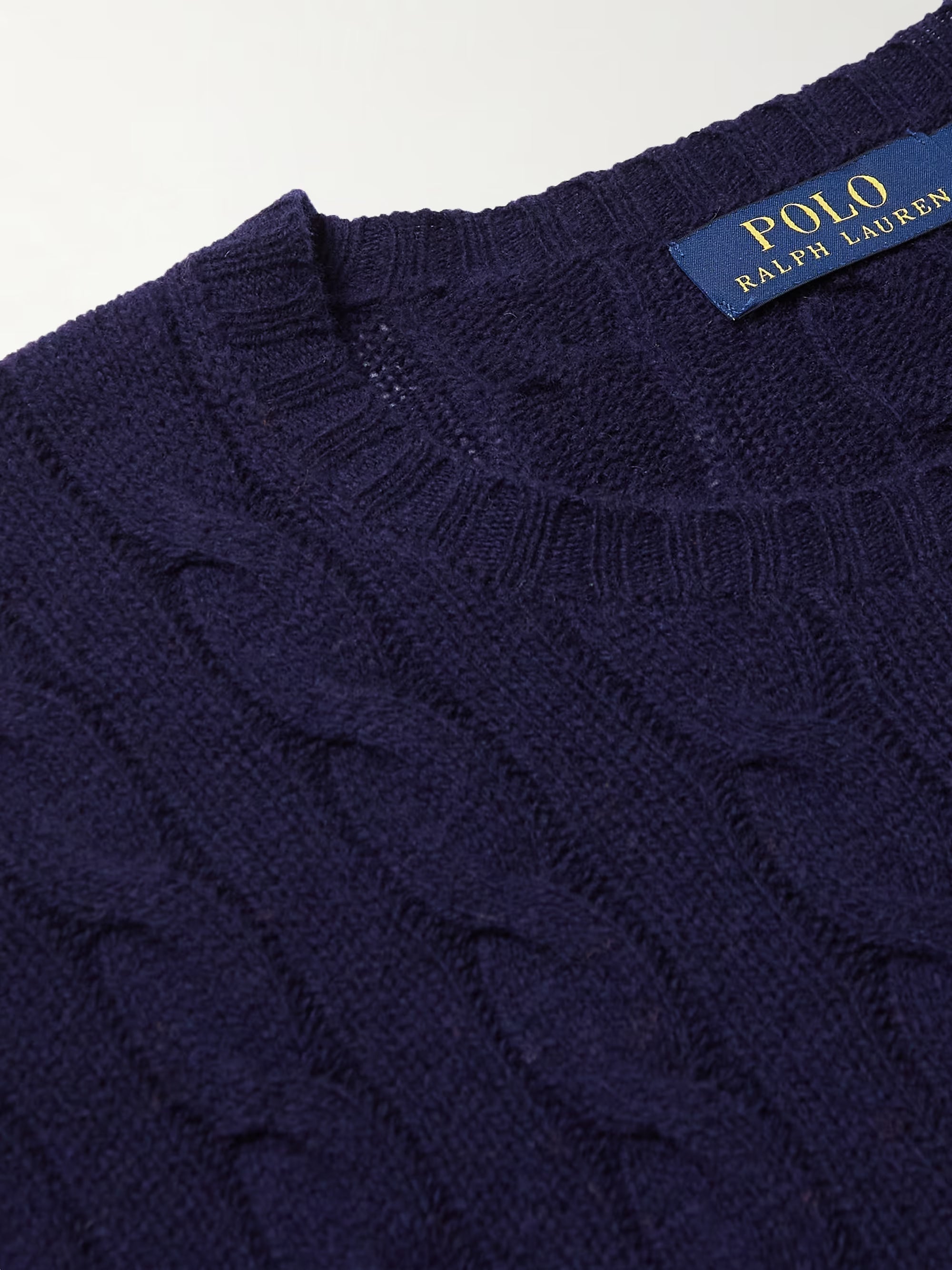 Trui Ralph Lauren In Wol Marineblauw